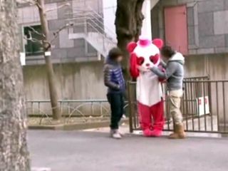 Fucking Nippon's mascot girl with double XXX danger play
