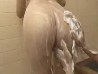 Japanese Beauty's Soapy Shampoo Sex in the Bath