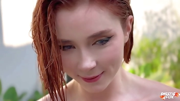 Rough Sex and Dirty Talk with Sweetie Fox Near the Swimming pool