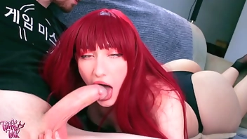 My Best Friend's HUGE COCK Blowjob and INSANE JIGGLE Cowgirl Riding