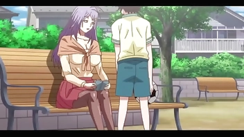 Young Boy Meets Adult MILF In The Park And Has First Sex [ HENTAI ]