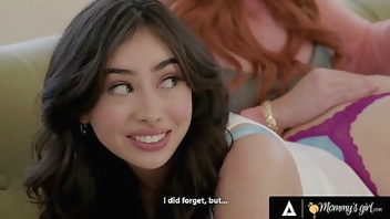 MOMMY'S GIRL - Angry MILF Sophia Locke DISCIPLINES Yet Again Misbehaving Stepbae Chloe Surreal!