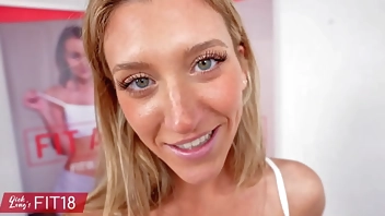 FIT18 - Addison Vodka - I Creampie This Tanned Blonde American Girl