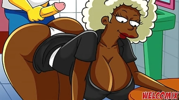 Fucking the big butt housemaid - The Simptoons Simpsons porn