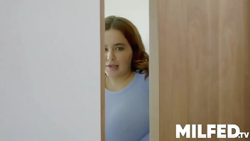 Busty MILF Natasha Nice Caught Her MILF's Best Friend Fucking her Stepson