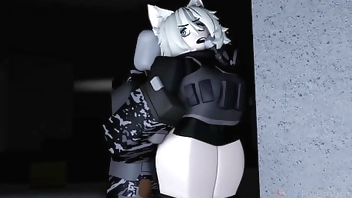 Anti gets RAILED HARD from behind and gets cum in her ass