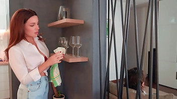 Stepmother caught stepson jerking off