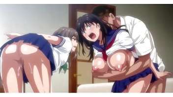 Two Teen Girls ON GANGBANG ▶HARDCORE SEX◀ ◉ HENTAI EXCLUSIVE [Subtitled]