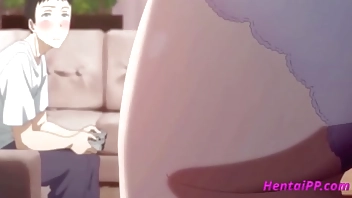 Hentai Story - Blonde Stepsister Seduced Stepbrother When Play A Game [ Uncensored ]