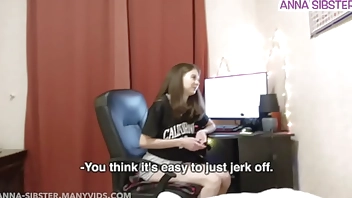 I caught my stepbrother watching porn, but then he surprised me.