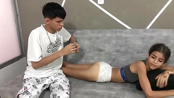 Sweet sex with little stepdaughter after getting home from work - stepdaughter fantasy