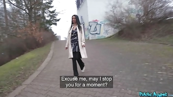 Raven-Haired Babe Wild Nicol Spreads Legs & Rides Martin's Dick To Earn Cash, Swallows Cum - FAKEHUB