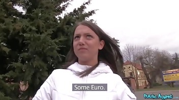 PublicAgent - teen college babe with tight petite body experiences her first huge cock in hotel room