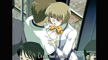 Young Step Brother Touching her Step Sister in Public! Uncensored Hentai [Subtitled]