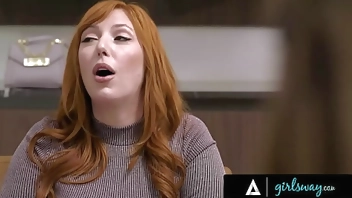 GIRLSWAY - Hot Eliza Ibarra & Lauren Phillips Have Wild Group Sex During SQUIRTERS ANONYMOUS MEETING