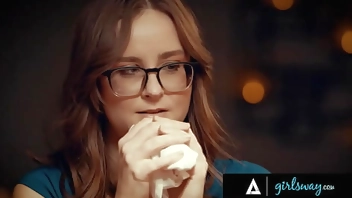 GIRLSWAY - Lonely Woman Cheats On Her Husband With His Boss' Wife Angela White During Couple Dinner