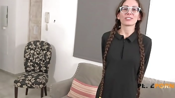 CRAZY GANGBANG at this casting! LittleBio wants to show us a lesson