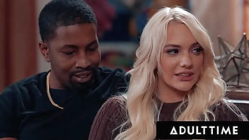 ADULT TIME - Blonde Hotwife Kenna James Has FIRST THREESOME With Her Husband & His BFF! FULL SCENE