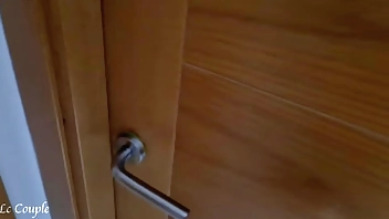 Friend visiting his friend's wife after he has left from home and making a POV video