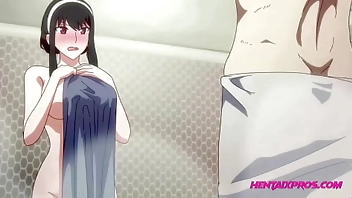 Shower Step Fantasy SEX Between StepSis and Bro - ANIME HENTAI