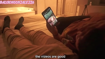 Watching tiktok 18 with my best friend and he gets horny when he compares my big tits with that of a tiktoker