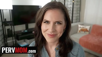 Dirty Stepson Convinces His Neglected Stepmom To Let Him Rub Her Bubbly Boobs And Unattended Pussy