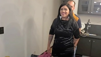 A game between friends turns into a beautiful couple exchange - The brunette with the hairy pussy and the redhead with the pink pussy