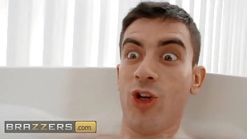 Things Heat Up When Curvy Babe Allison Miller Enters The Shower Naked With Jordi - BRAZZERS