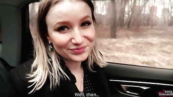 Social Experiment Ended For Presenter With Cum In Her Pussy