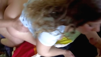 Fucking an getting SHARED by my HUBBY in a THREESOME!