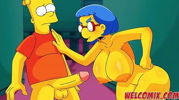 The best tits and butts in adult cartoons! Simptoons, Simpsons hentai!