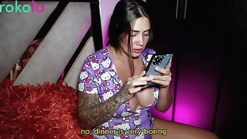 I find my stepbrother on a dating app and I seduce him to fuck him and make him fill me with his cum - Sara Blonde