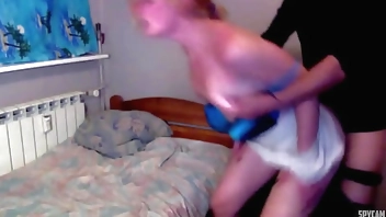 Doggystyle to my stepdaughter, I love her multiple orgasms