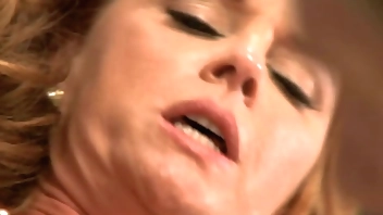 Red Milf in high heels fucking as a slut