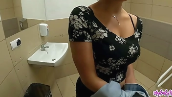 Amateur teen gets her ass destroyed with NO MERCY in public bathroom 2