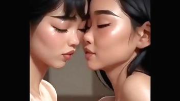 JAPANESE TEEN LESBIANS WITH A HUGE ANAL HOLE LICKING THEIR WET PUSSIES.