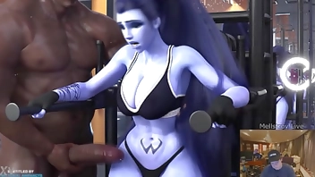 Training Session with Widowmaker (Overwatch Hentai 3D)