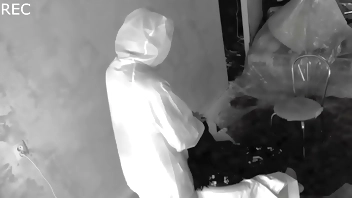 Brunette make Blowjob so as not to Quarantine - Coronavirus