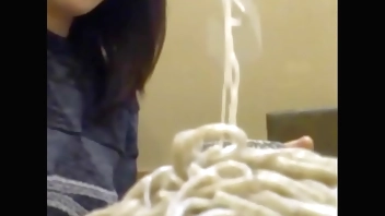 Cumshot after lunch -- www.Filmed.Love