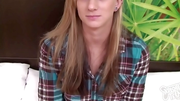 brand new blonde 18 yr old gets creampied