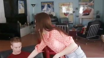 stepbrother seduces his horny stepsister