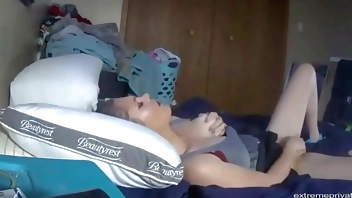 h. Step Daughter Discovered My Hidden Cam and Masturbated For Me