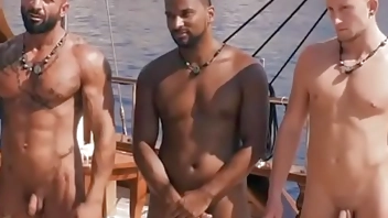 Naked men on TV show