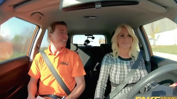 Fake Driving School Blonde MILF Tiffany Russo Fucks for Licence