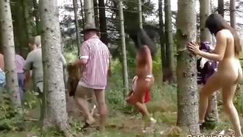 real german outdoor swinger party orgy