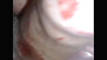 Tava menstruada preferiu dar o cu mas não resisti.