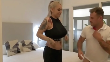 ENORMOUSLY TITTED Candela X is back! She will be wildly fucked by a TV Celebrity