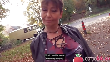 UGLY and OLD - MILF, almost GRANNY public fuck & no regrets Rubina dates66.com