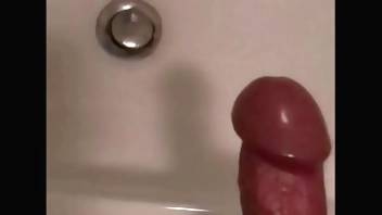 上班性慾難耐 到廁所尻槍 射洗手台 慢動作 大量精液3