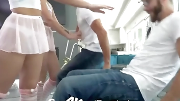 CUM4K MULTIPLE OOZING CREAMPIES ON LABOR DAY WITH TWIN TEENS